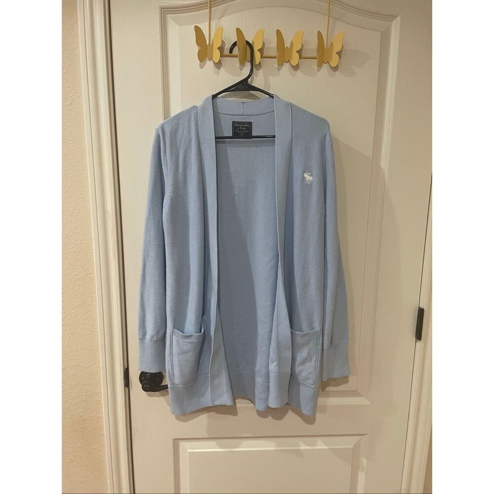 Abercrombie & Fitch open front cardigan with pockets size medium